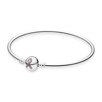 LXBOUTIQUE - Pulseira Bangle PANDORA Breast Cancer Awareness 590725CZS
