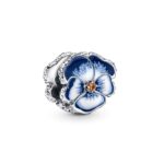 LXBOUTIQUE – Conta Pandora Amor Perfeito Azul 790777C02
