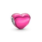 LXBOUTIQUE – Conta Pandora Coração Rosa Metalizado 799291C03