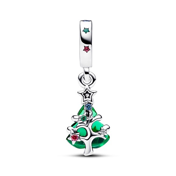 LXBOUTIQUE Conta Pandora Arvore de Natal 792983C01 Verso