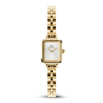 LXBOUTIQUE Relógio Daniel Wellington Mini Arch Branco Dourado DW00100850