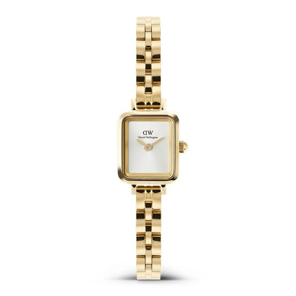 LXBOUTIQUE Relógio Daniel Wellington Mini Arch Branco Dourado DW00100850