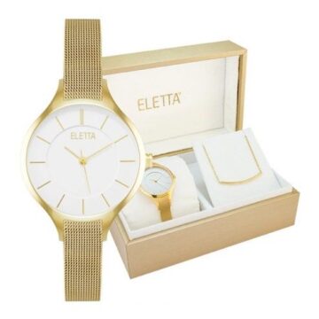 LXBOUTIQUE - Relógio Eletta Kit Vogue Gold ELA560LBMGX