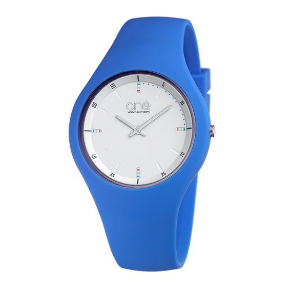 LXBOUTIQUE - Relógio One Colors Box Slim XL Azul OA2026XL71T