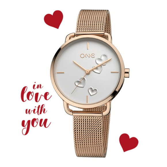 LXBOUTIQUE - Relógio One Love 2019 Rose Gold