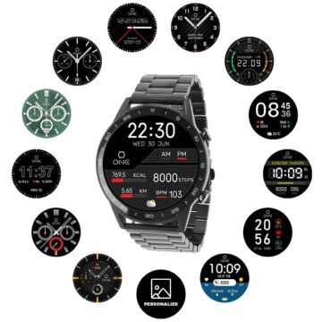 LXBOUTIQUE Smartwatch One Forceful Black Links OSW0272BL32D Coleção